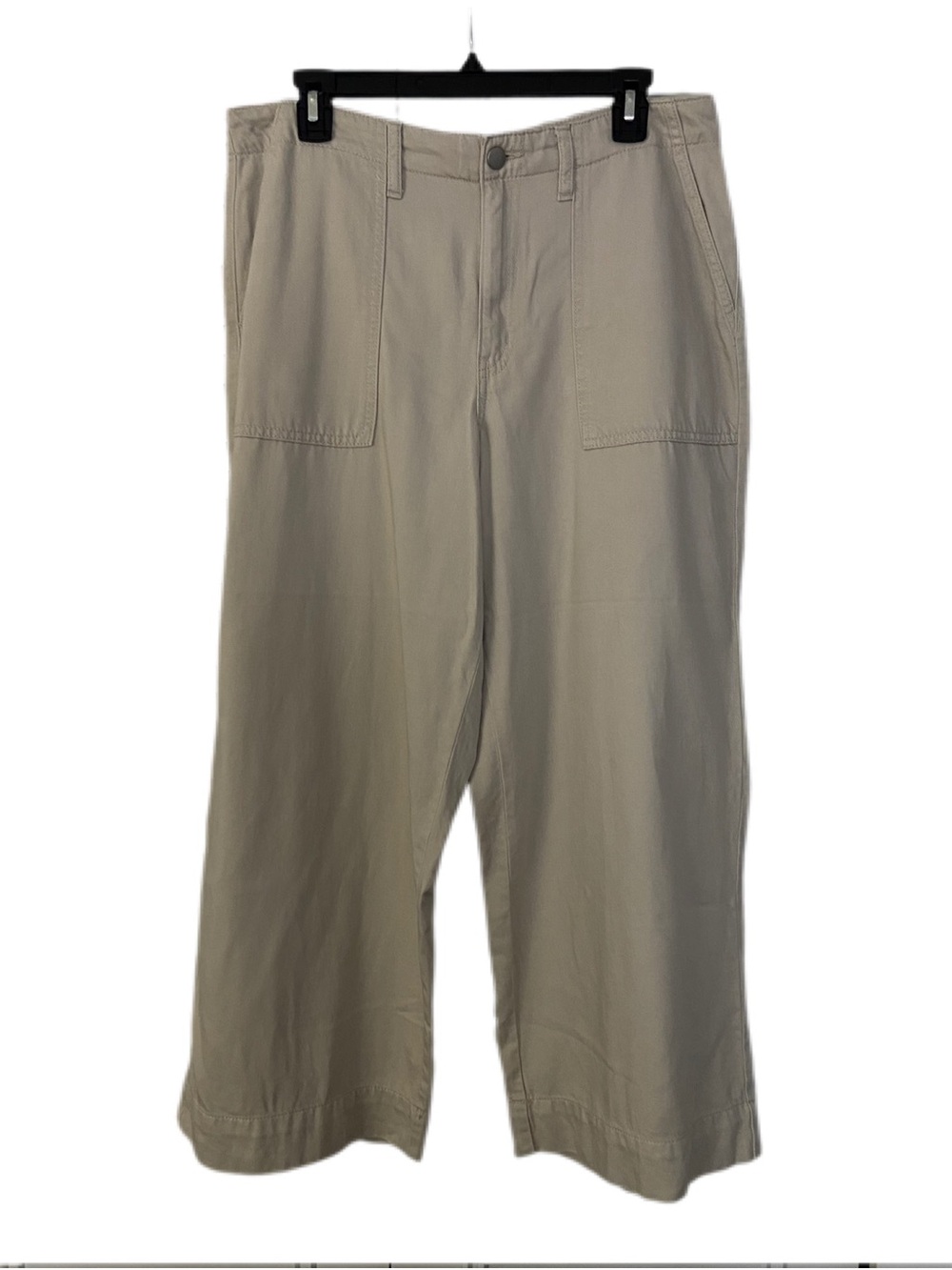 Time and Tru Wide-Leg High Waisted Pants in Beige Size 10